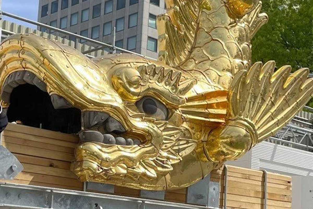 金鯱 サイン馬券・金鯱賞】激アツ枠を発見！地上に〝降臨〟したしゃちほこを