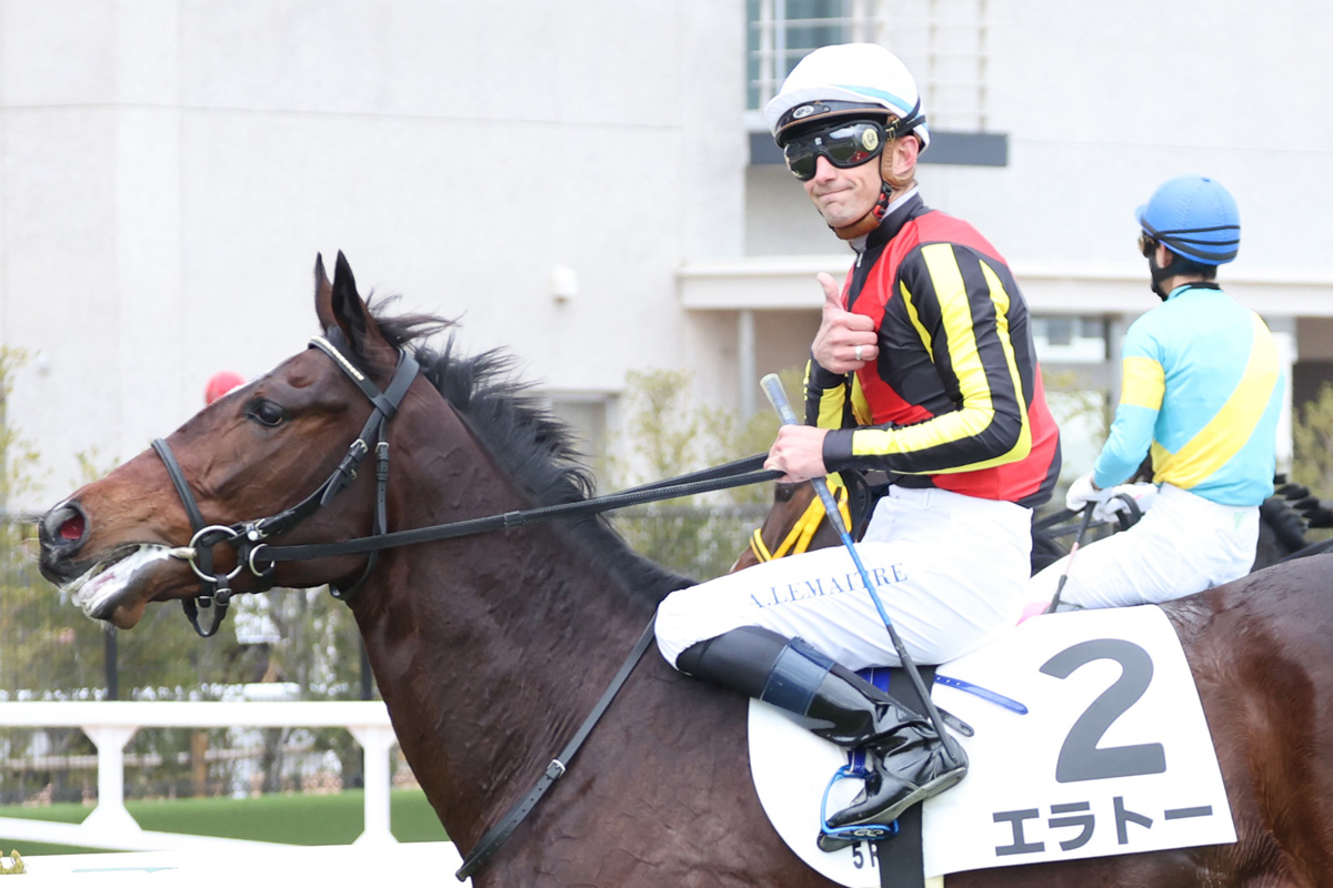 ルメートル騎手がJRA初勝利「馬に感謝したい。頑張っている姿を見せ