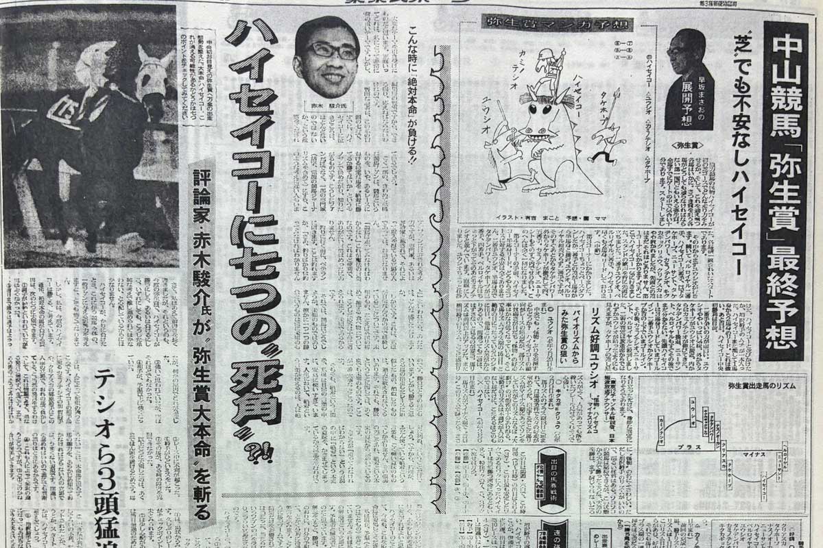フレーム入り昭和の競馬の貴重な写真 東スポ競馬で振り返る昭和の競馬史】〝上げ潮ムード〟を押し上げたハイ