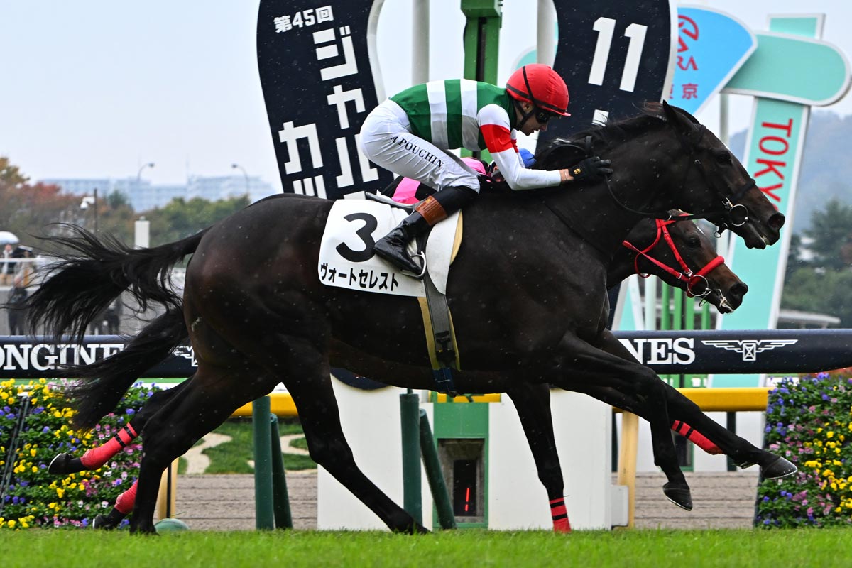 ヴォートセレストがクビ差の争いを制す プーシャン「クリストフの馬を