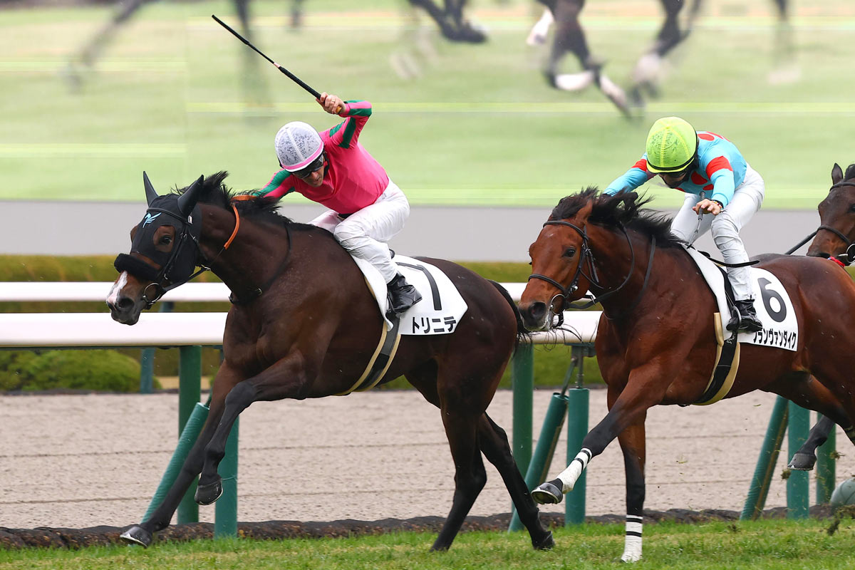 トリニティが接戦を制す！ルメール「タフでした」母はオークス馬