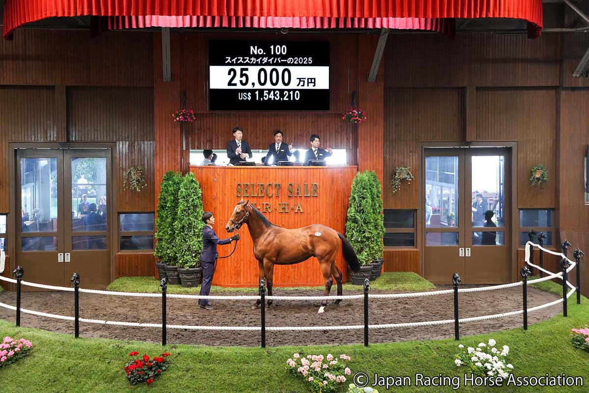 ら*あ様 友道康夫調教師　競馬ブルゾン　厩舎　Sサイズ　激レア 米最優秀3歳牝馬を母に持つ馬が2億5000万円！ 友道康夫調教師「責任を