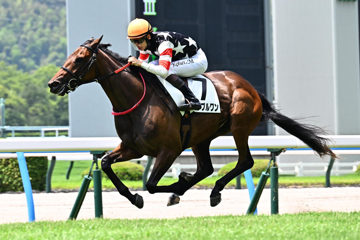 ユーダブルワンが2馬身半差で完勝 松山弘平「追ってから離してくれまし